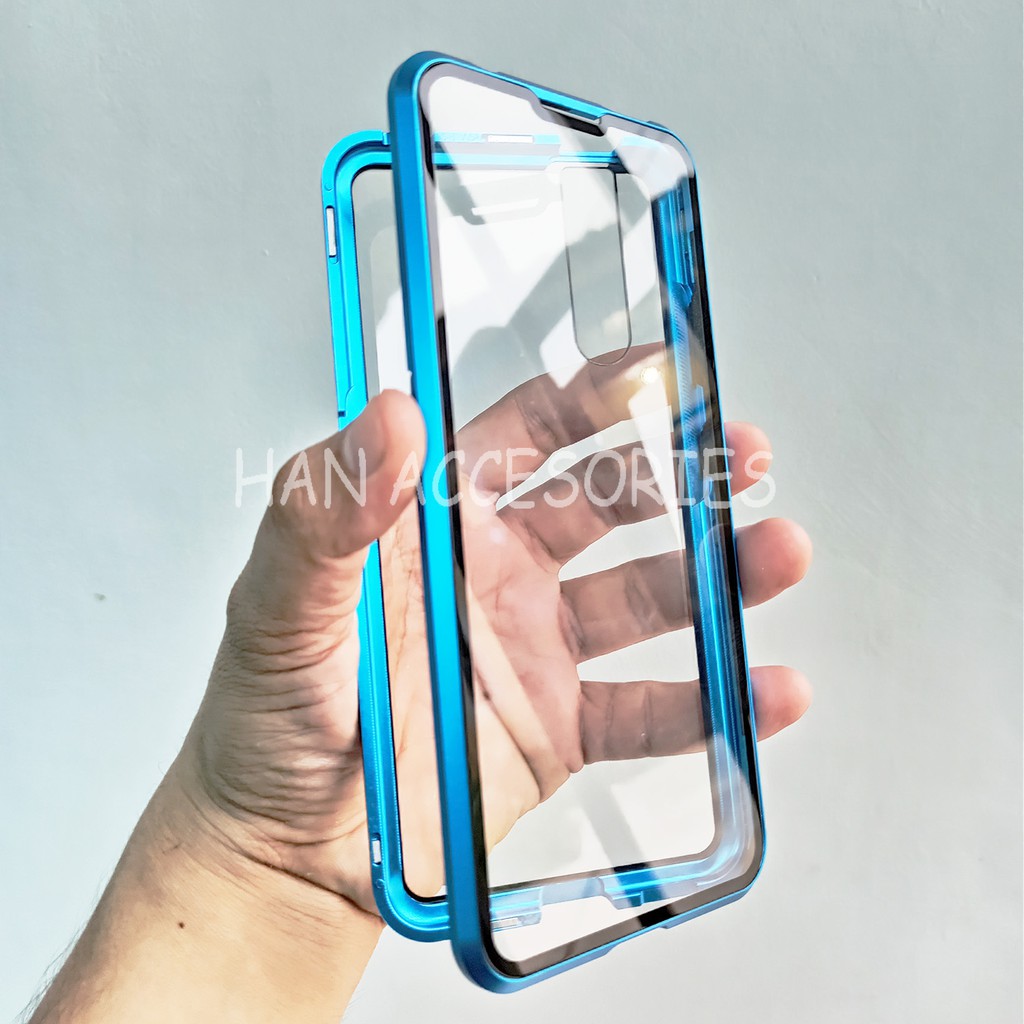 VIVO V15 PRO Case Magnetic 360 FULL GLASS Depan dan Belakang - Full Protection