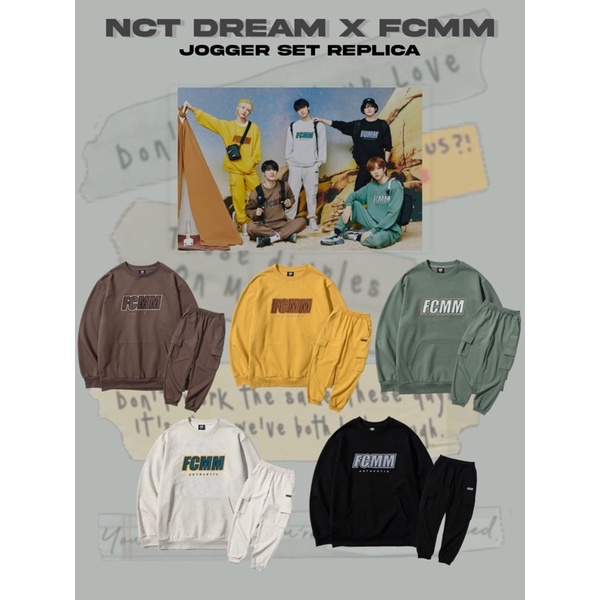 NCT DREAM X FCMM SWEATER+JOGGER SET