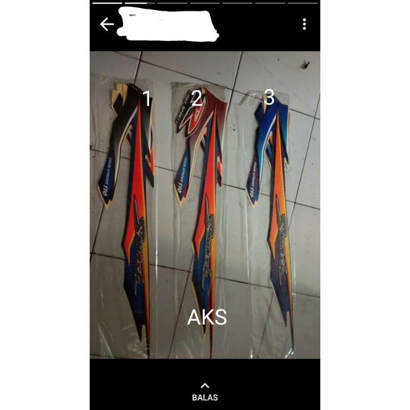 Sticker striping smash 2003