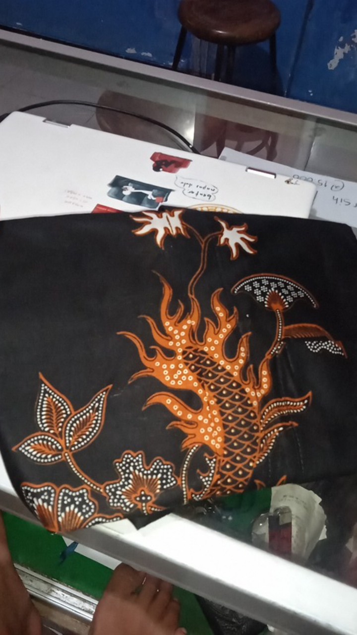 Kemeja Batik Pria Lengan Panjang Size M L Xl Hem Batik Panjang Premium