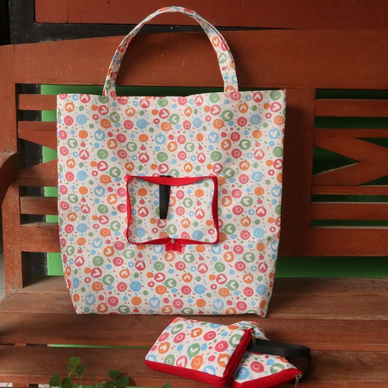 

Tas Lipat Motif Bungkus Kado