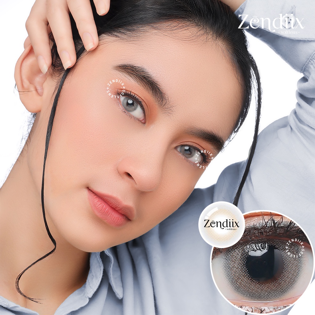 Softlens SPANISH Warna MALT GREY 14.4mm Normal Minus