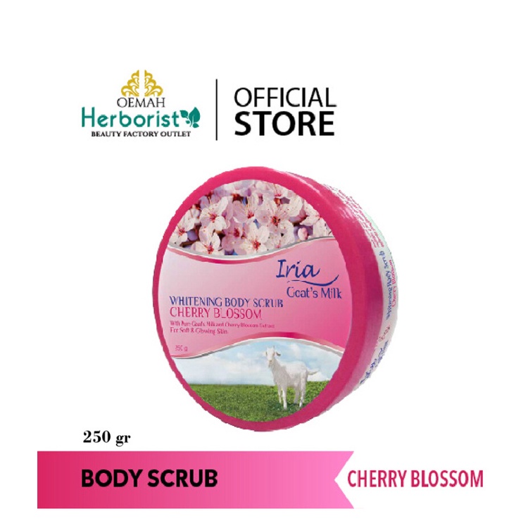 Iria Goat’s Milk Whitening Body Scrub 100gr