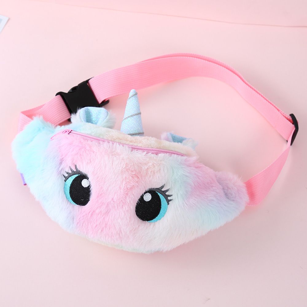 TAS UNICORN PINGGANG WAIST BAG WANITA MODEL UNICORN IMPORT TERMURAH READY 2 VARIANT WARNA UNGU DAN PINK