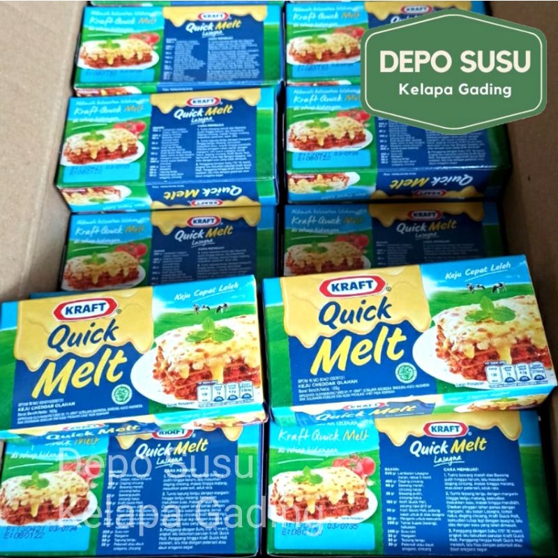 Kraft Keju Quick Melt / Cheddar / Singles / Milky | Craft Cheese All in One