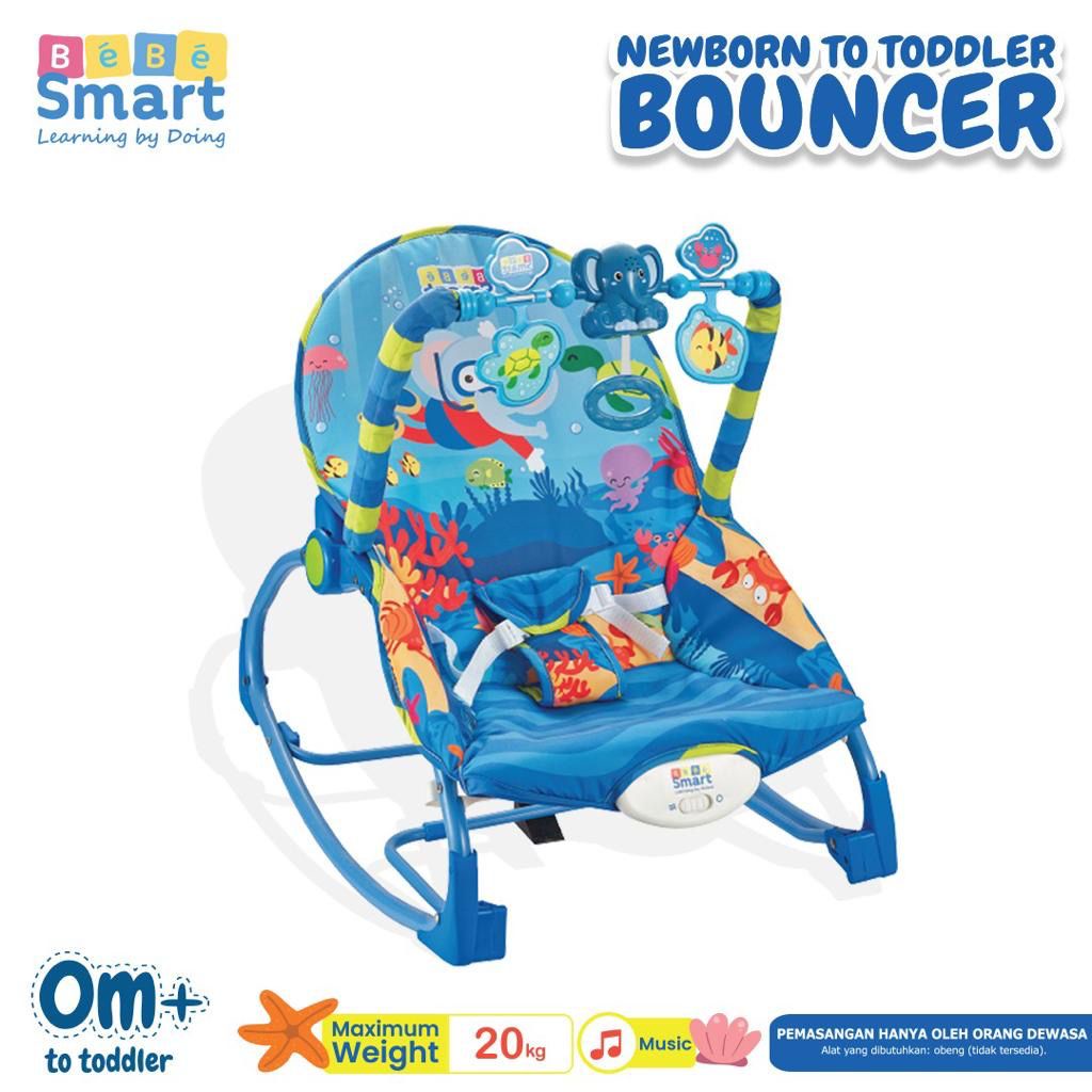 Bebe Smart Newborn to Toddler Bouncer - Bouncer Bayi / Ayunan Bayi