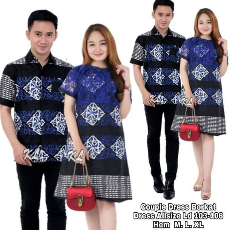 COUPLE DRESS BROKAT