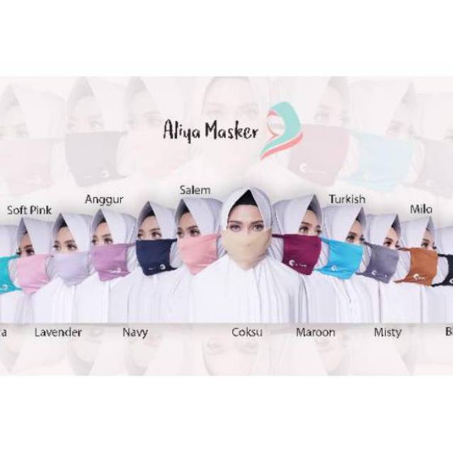 Ready Aliya Masker Kain New Brand Masker Kain Anti Bakteri Shopee Indonesia