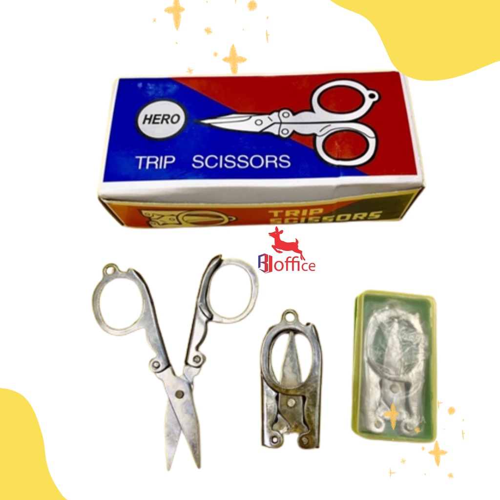 Guting Kecil Lipat / Gunting Stainless Steel Lipat / Gunting Bayi