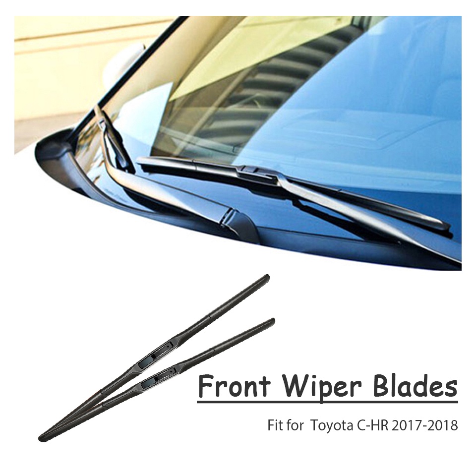 1 Set Karet Wiper Kaca Depan Mobil Untuk Toyota C-HR 2017 2018