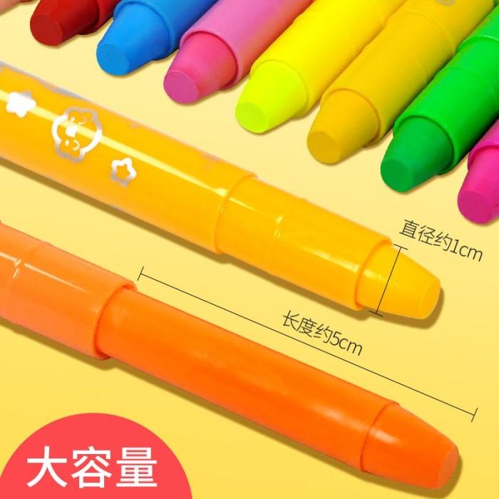 

Grasp Washable Silky Gel Crayon 12/24/36/48 Warna / Crayon Warna Anak Best Seller