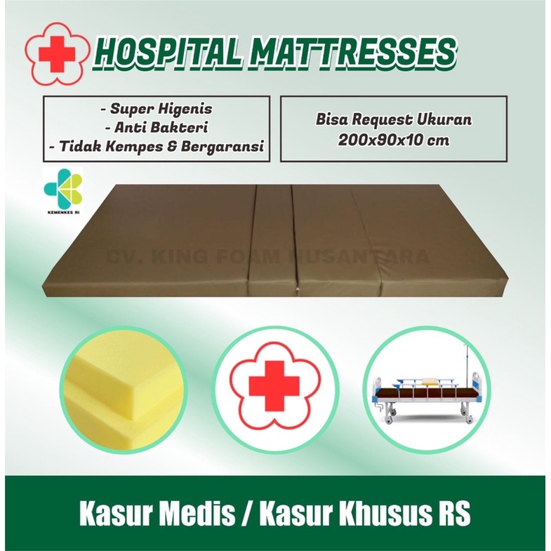 Jual Kasur Rumah Sakit (Kasur Medis) Bersih dan Nyaman. Ukuran Single