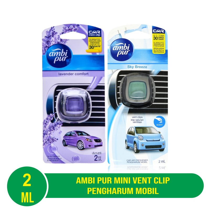 Ambi Pur Pengharum Mobil Mini Vent Clip 2 ml