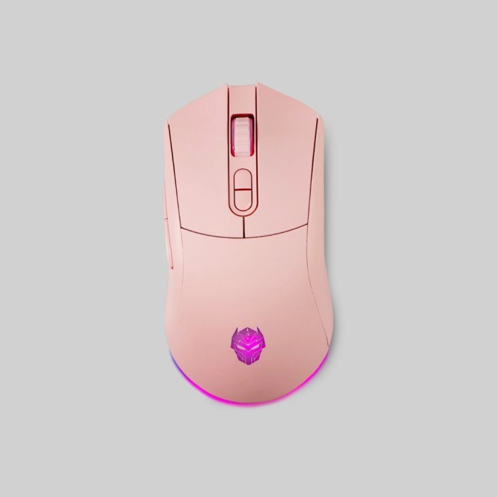 Rexus Arka 107 / RX107 Mouse Wireless Gaming Dual Connection - Pink