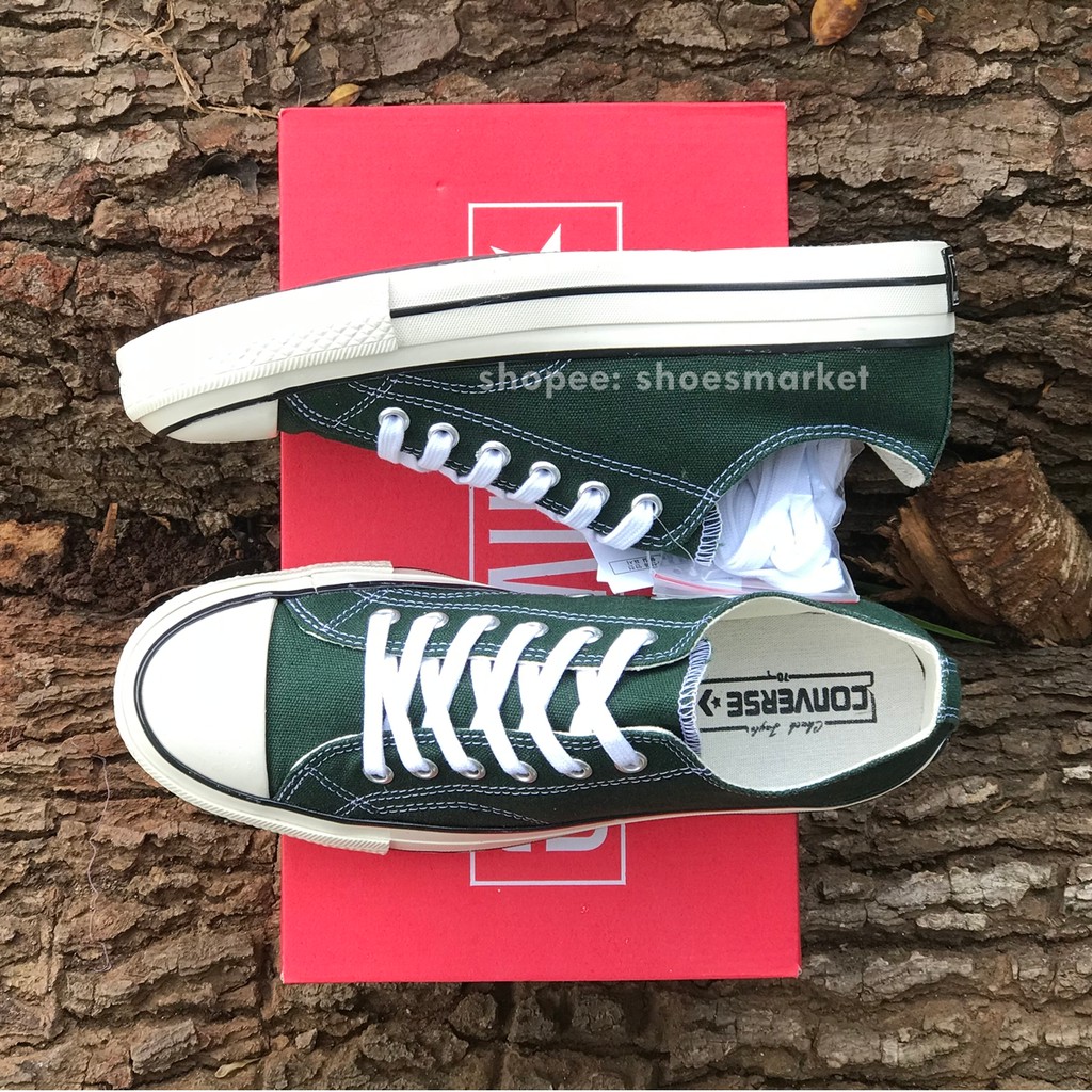 SEPATU CONVERSE 70S LOW GREEN HERBAL ALL STAR CHUCK TAYLOR OBRAL MURAH