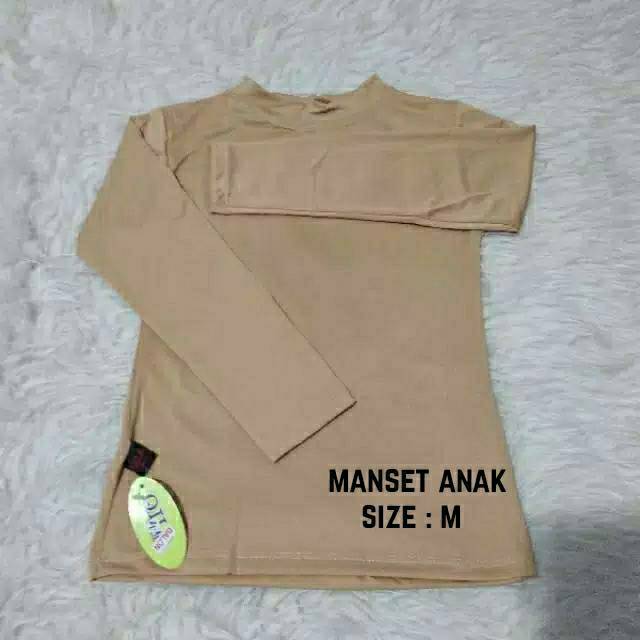 Manset Anak -Manset bahan Licin (Balon Sutra) ukuran M