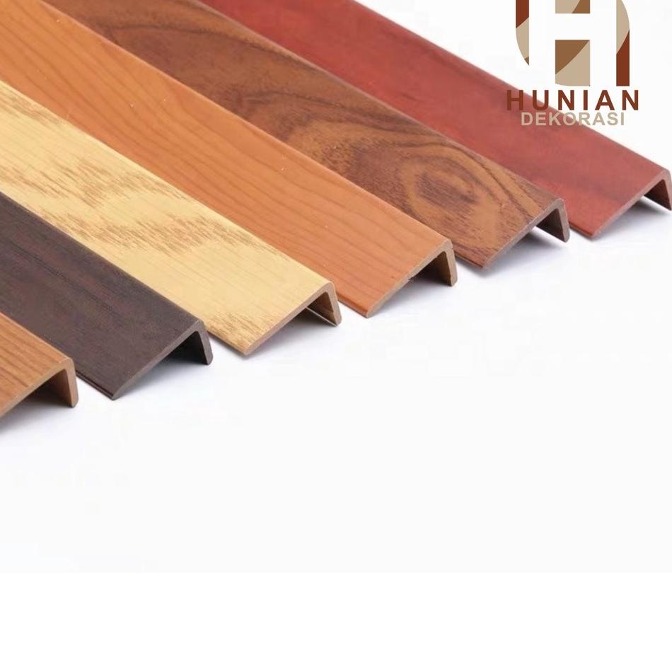 `➽ Lis Siku L PVC/Lis Lantai L Siku Tangga PVC/Lis L Parkit/Ending PVC/WLL paling laris