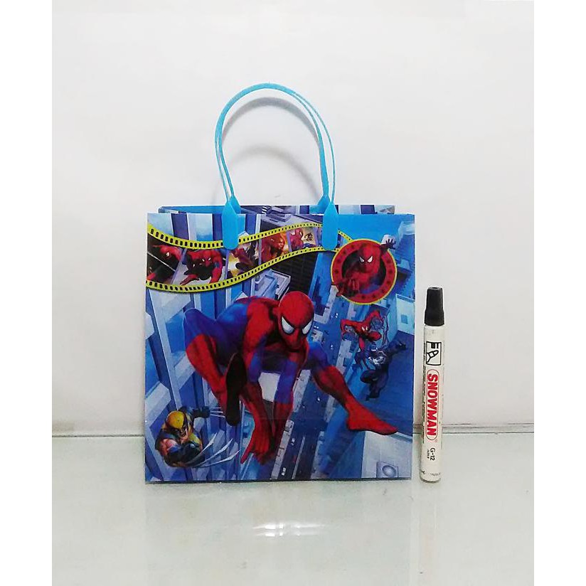 

Paper Bag Spiderman 20Cm X 20Cm X 9Cm