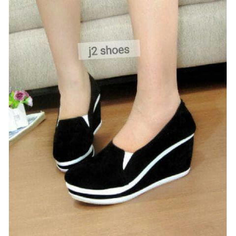 Sepatu Slop wanita elegan SS01 HITAM