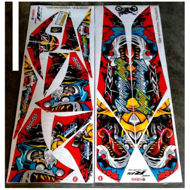 STRIPING STICKER STIKER R15 V2 DORAEMON ZOMBIE PREMIUM