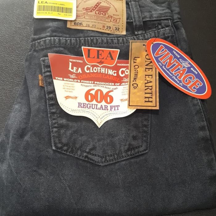 Celana Jeans Lea standart reguler fit Hitam garment, Biru muda, Biru classic 28 s/d 38 CELANA JEANS