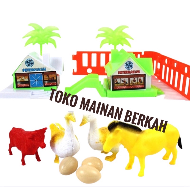 MAINAN ANAK MURAH ANIMAL KINGDOM | MAINAN TERNAKKU