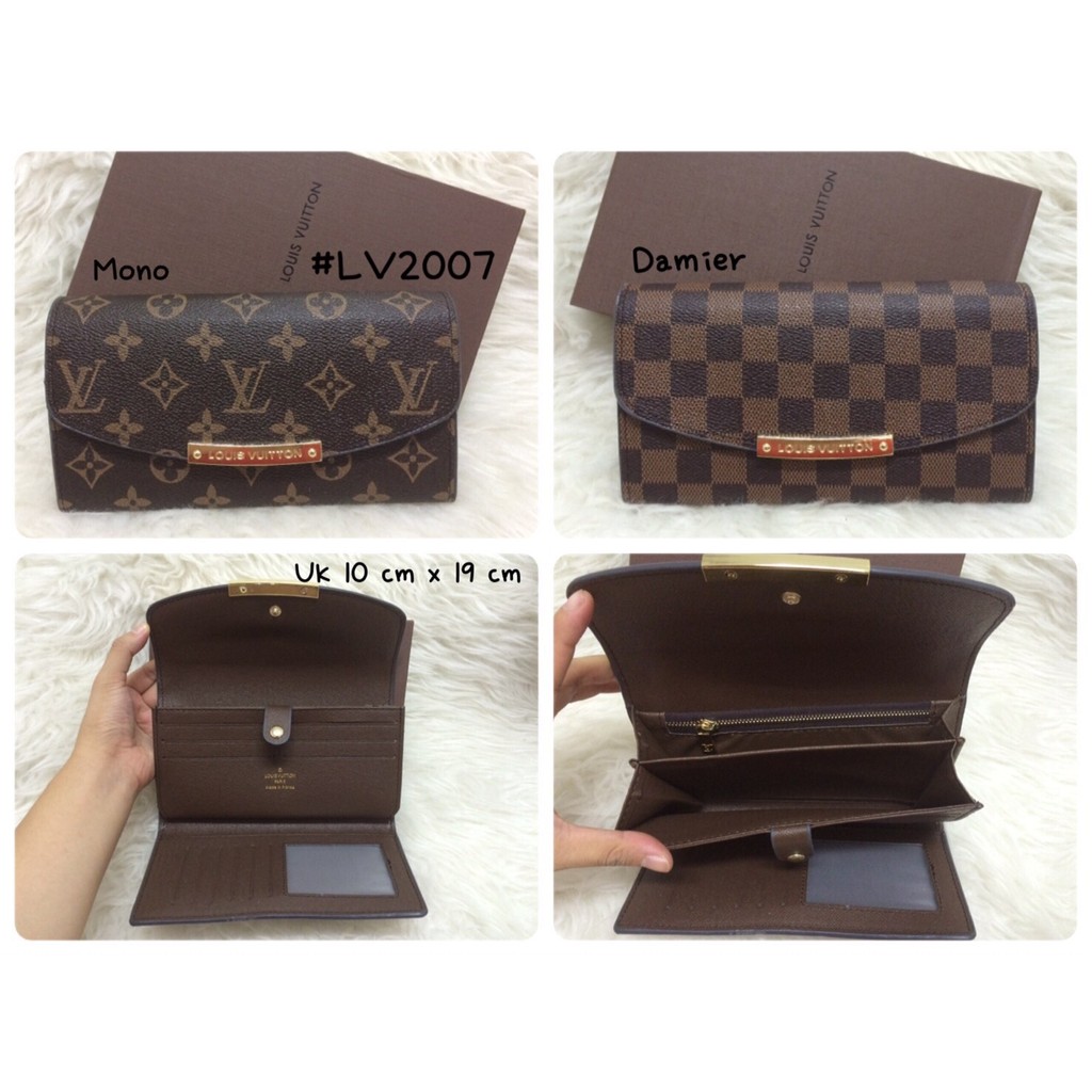 Dompet LV Lipat 3 Wanita Premium (LV-2007)