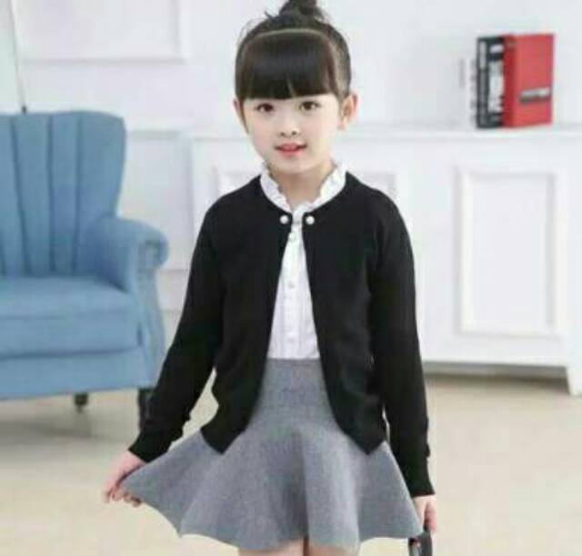 ALIZA CARDIGAN ANAK RAJUT/ATASAN RAJUT ANAK /SWEATER RAJUT ANAK