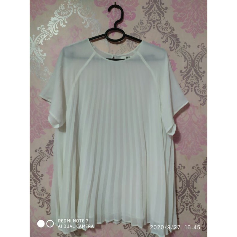 blouse uniqlo sisa export