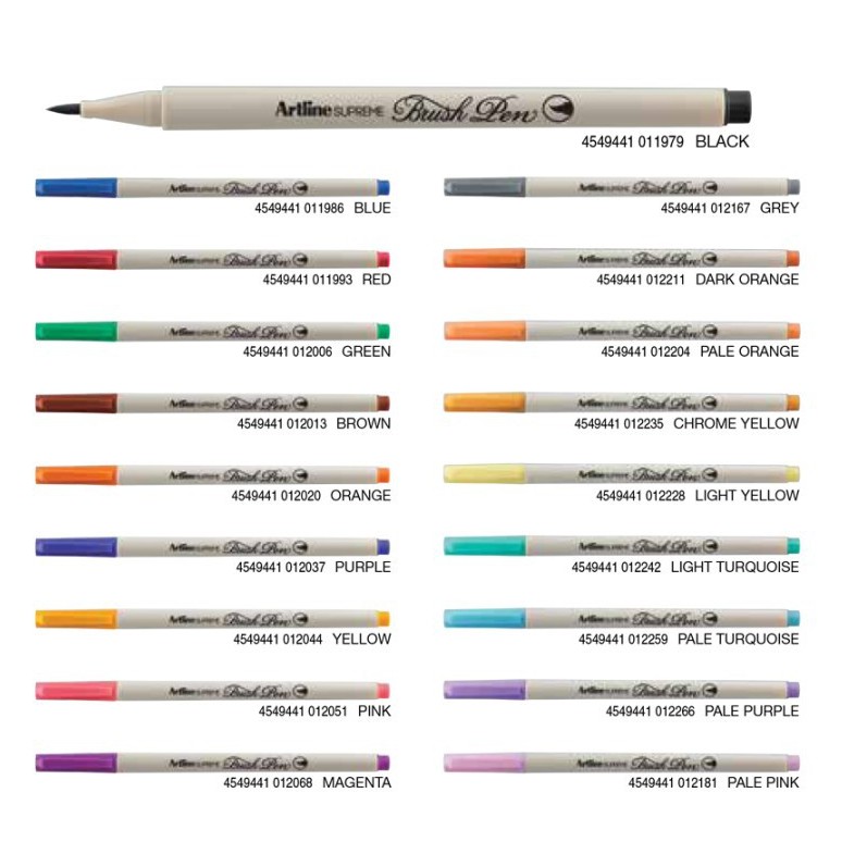 

ARTLINE Spidol Supreme Brush Pen EPFS-F PART 1