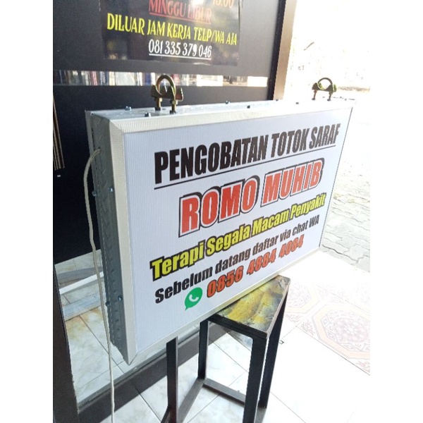 neon box acrylic murah dokter salon bidan cafe warung boutique