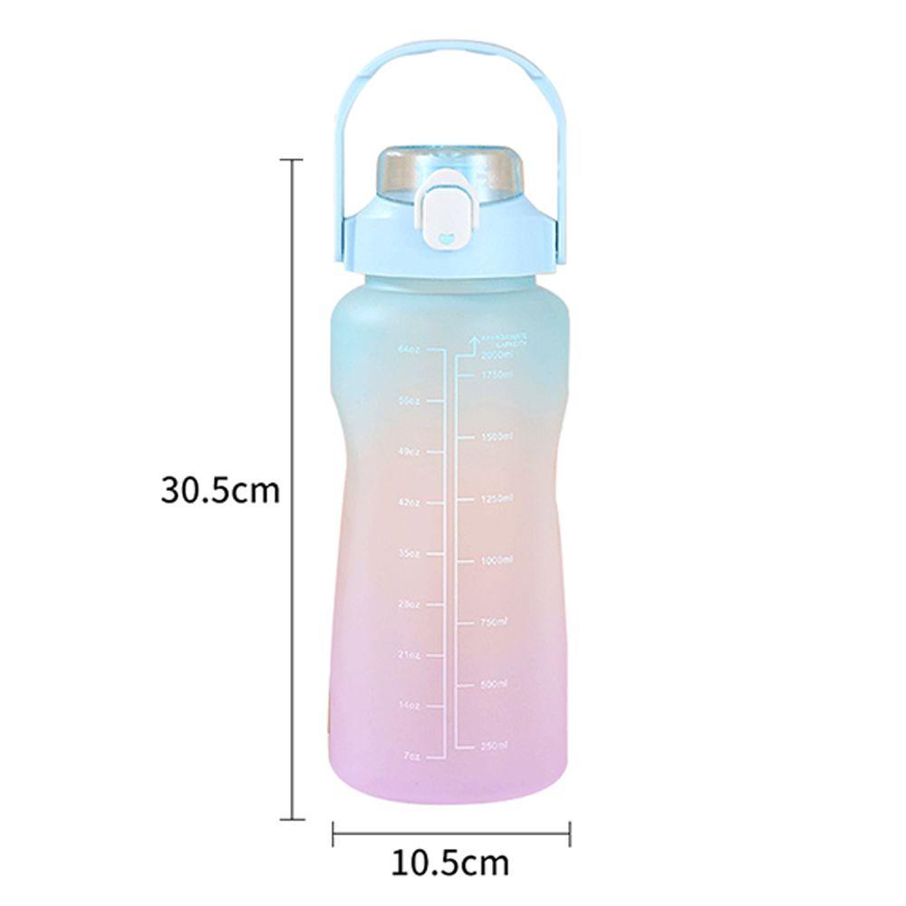 R-FLOWER Botol Air Kapasitas Besar Dengan Sedotan Travel Kettle Water Jug