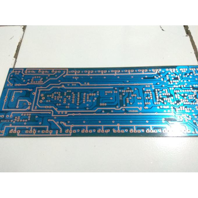 PCB POWER AMPLIFIER CLASS H 2200 WATT BUILT UP 3U TOP