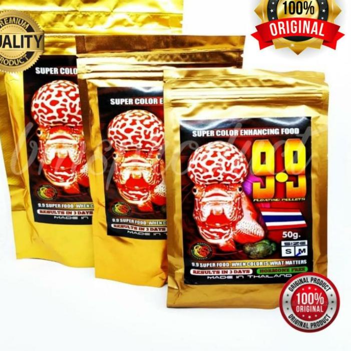 Original  Pelet 99 louhan Repack 100 gr /pelet louhan import thailand /pelet 99 thailand pelet 9.9 o