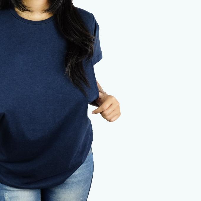 ✻ Kaos ibu menyusui bahan bamboo katun kaos bambu 30s bukaan samping kanan kiri ➨