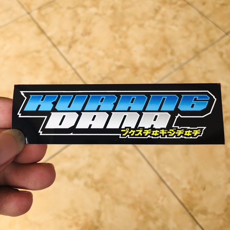 Stiker Kurang Dana Stiker Bengkel Balap Racing Herex Vynil Anti Air Bijian