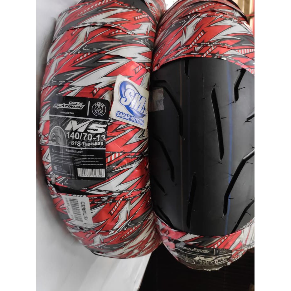 Ban Motor CORSA PLATINUM M5 140/70-13 Tubeless Yamaha NMAX Belakang