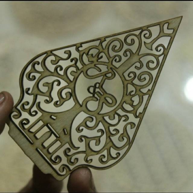 Gunungan wayang bahan plywood 3mm