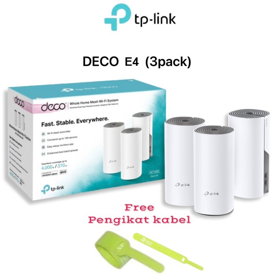 TP LINK DECO E4 / TPLINK DECO E 4 - 3 Pack