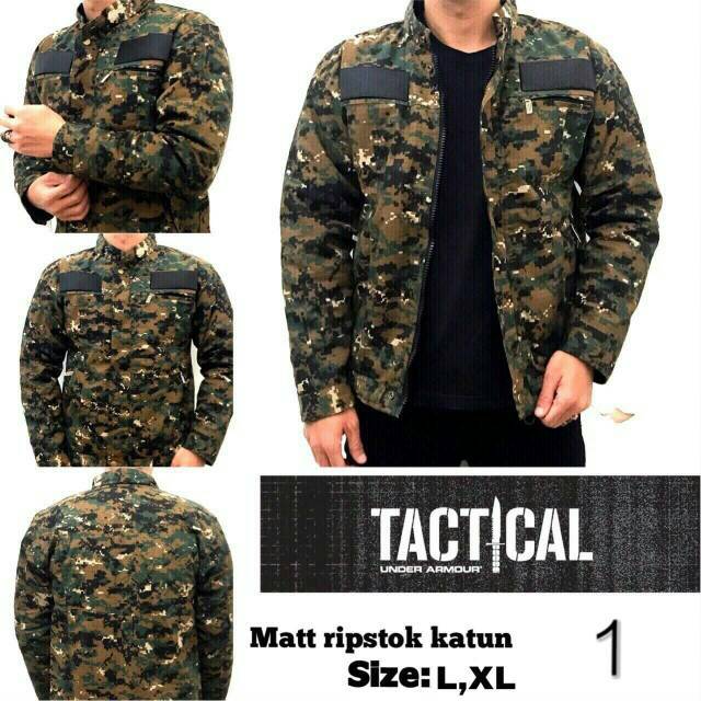 JAKET TACTICAL LAPANGAN ARMY
