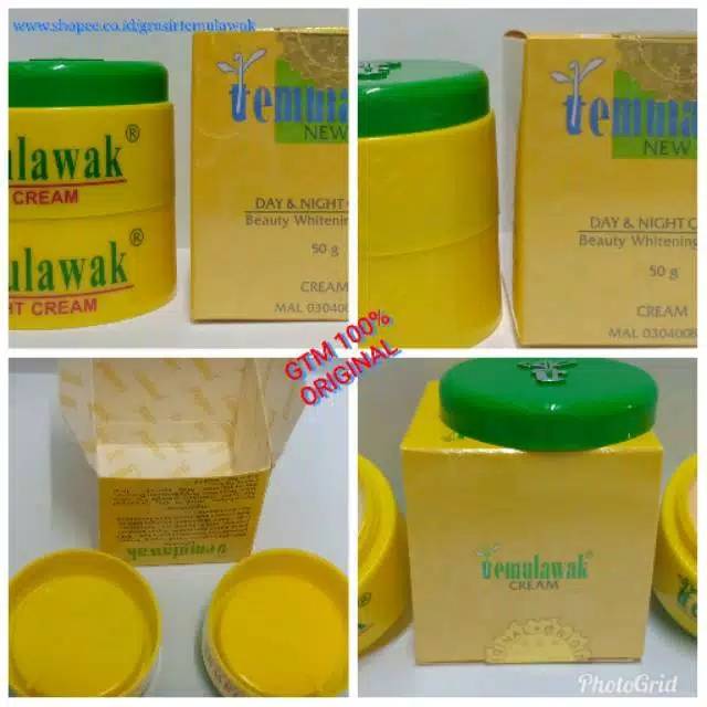 Cream temulawak siang malam