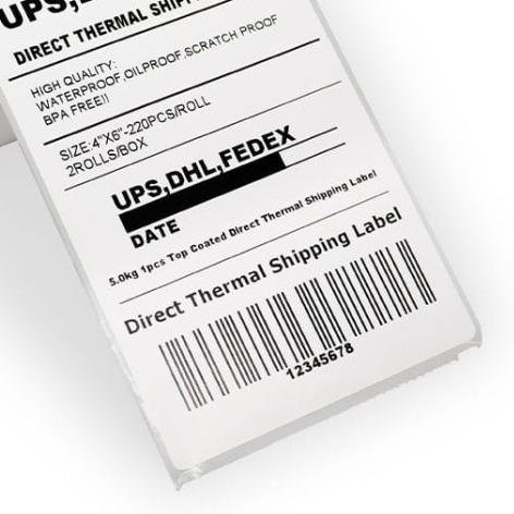 

Kertas Sticker 100 x 150 mm 250pcs Direct Thermal Label 100x150mm