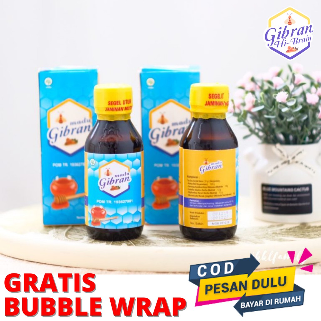 MADU GIBRAN Anak - Vitamin Penambah Nafsu Makan Anak - Menutrisi Otak Anak - Vitamin Otak Anak