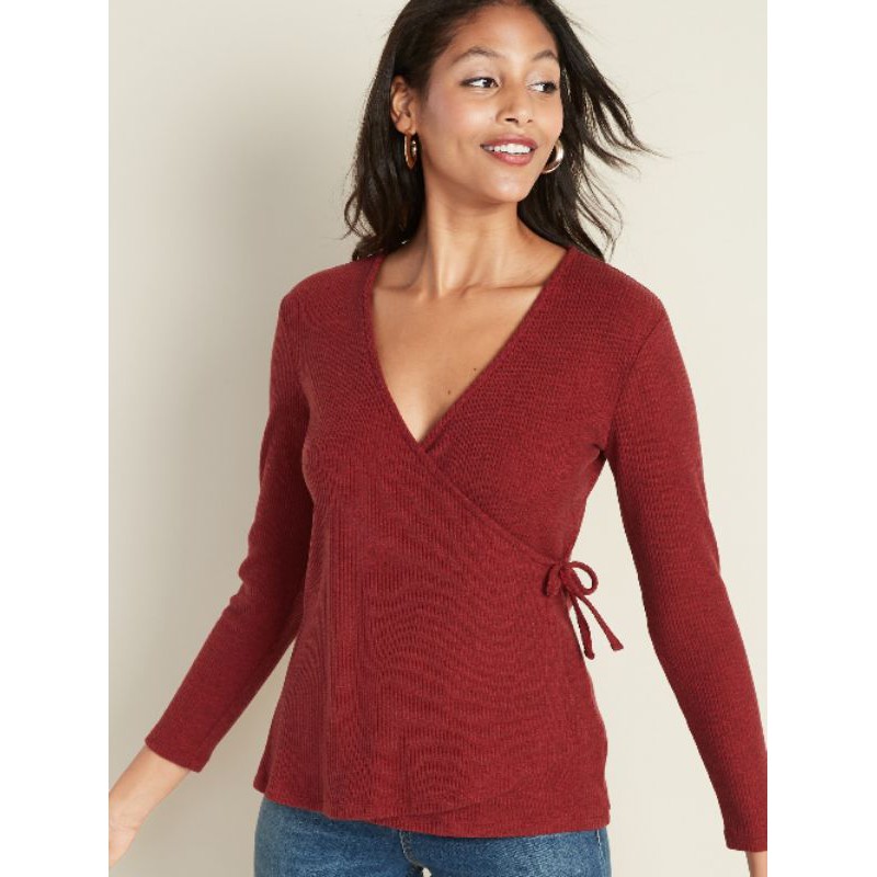 OLD NAVY BLOUSE WRAP KIMONO size M (Ld : 100-110 cm)