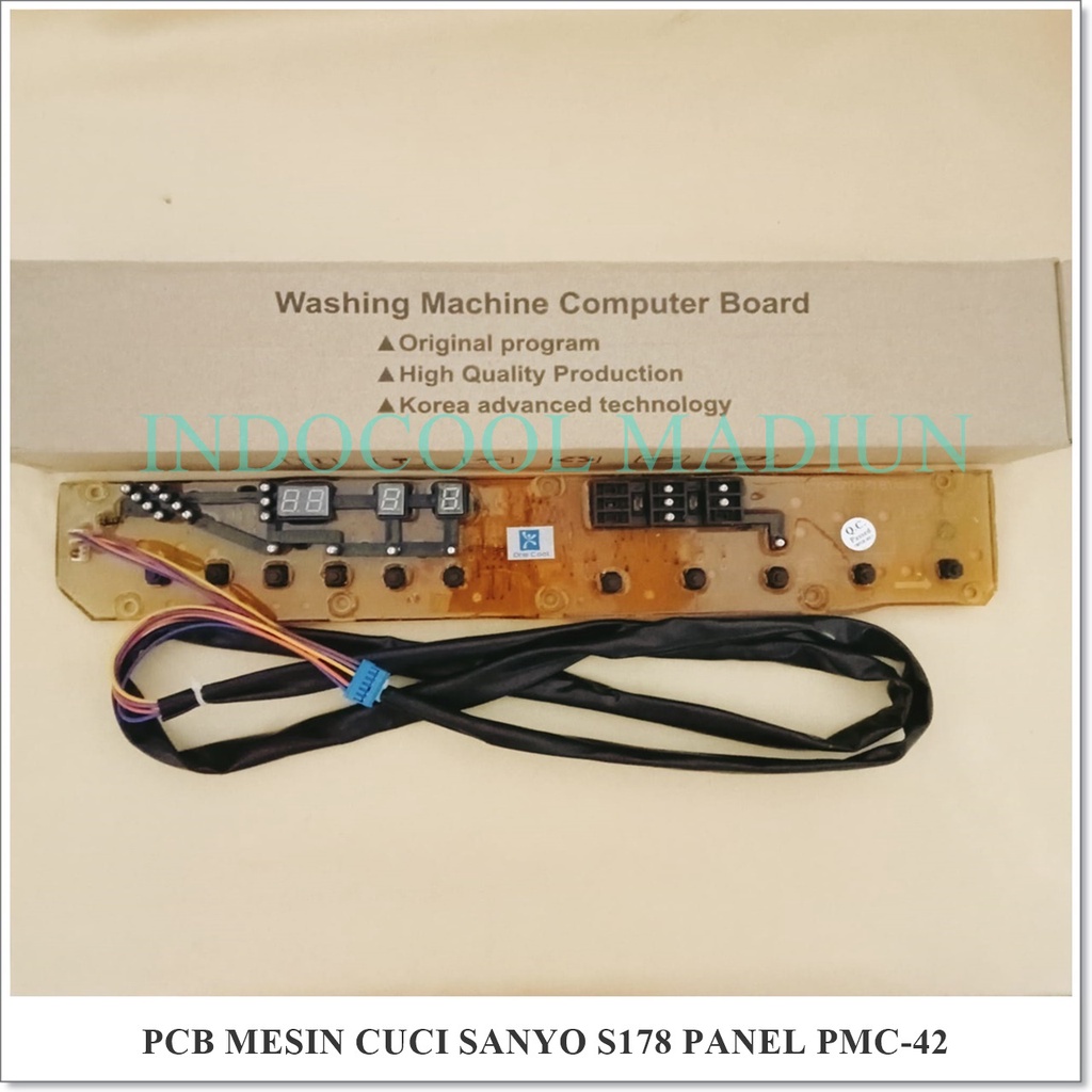 PMC-42 PCB MESIN CUCI SANYO S178 PANEL