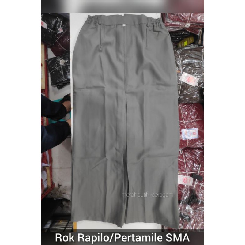 Rok SMP SMA Pertamile/ Rapilo Model A Belah Depan