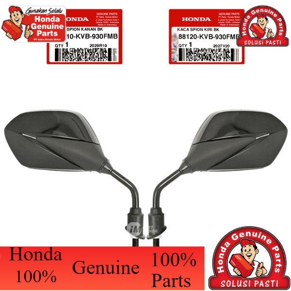 *. Spion 1 SET Kanan Kiri Vario 110 CW Lama Techno Karbu HITAM 88110-KVB-930FMB 88120-KVB-930FMB