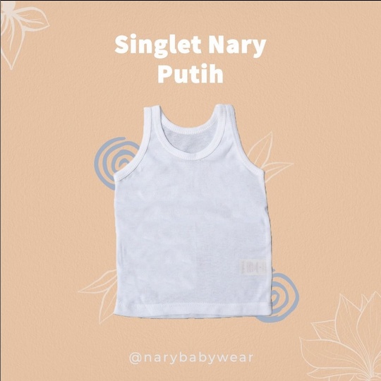 Nary Singlet Putih Polos