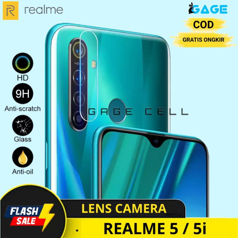 COD✅ Tempered Glass Camera Tg Antigores Kamera Realme 5 5i - Pelindung Anti Gores Kamera Realmi 5 5i