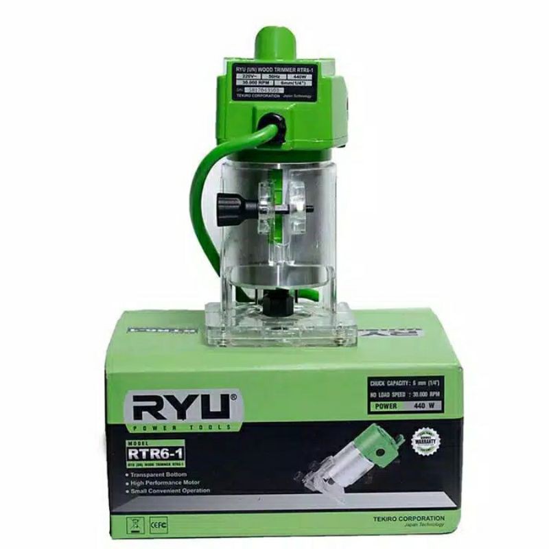 mesin trimer ryu /router ryu rtr 6-1/ mesin profil ryu